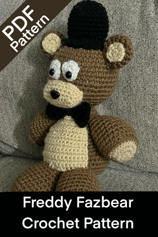 Freddy Fazbear (FNAF 1) Crochet Pattern