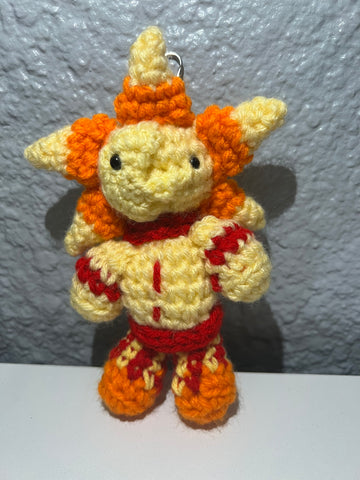 Crochet Sundrop Keychain