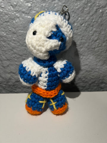 Crochet Moondrop Keychain